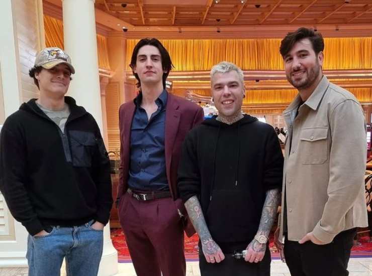 Fedez al casinò con Luis Sal e ad Andrea Muzii foto rete ildemocratico.com 20221221