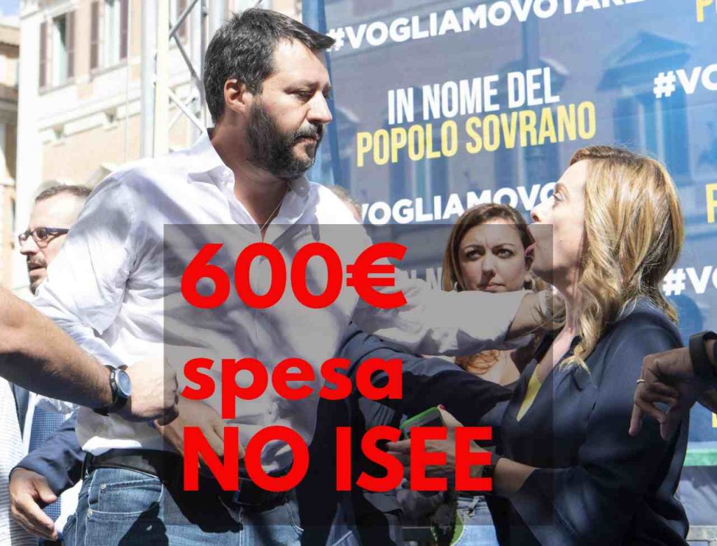 Clamoroso bonus spesa €600 senza ISEE, tanta gioia delle famiglie, aiuto senza precedenti